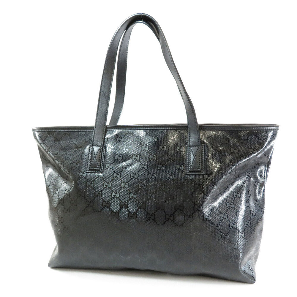 Gucci GG leather ImprimE trim tote bag monogram body
